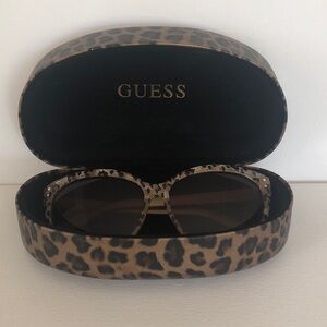Guess Animal Print Sunglasses with Case